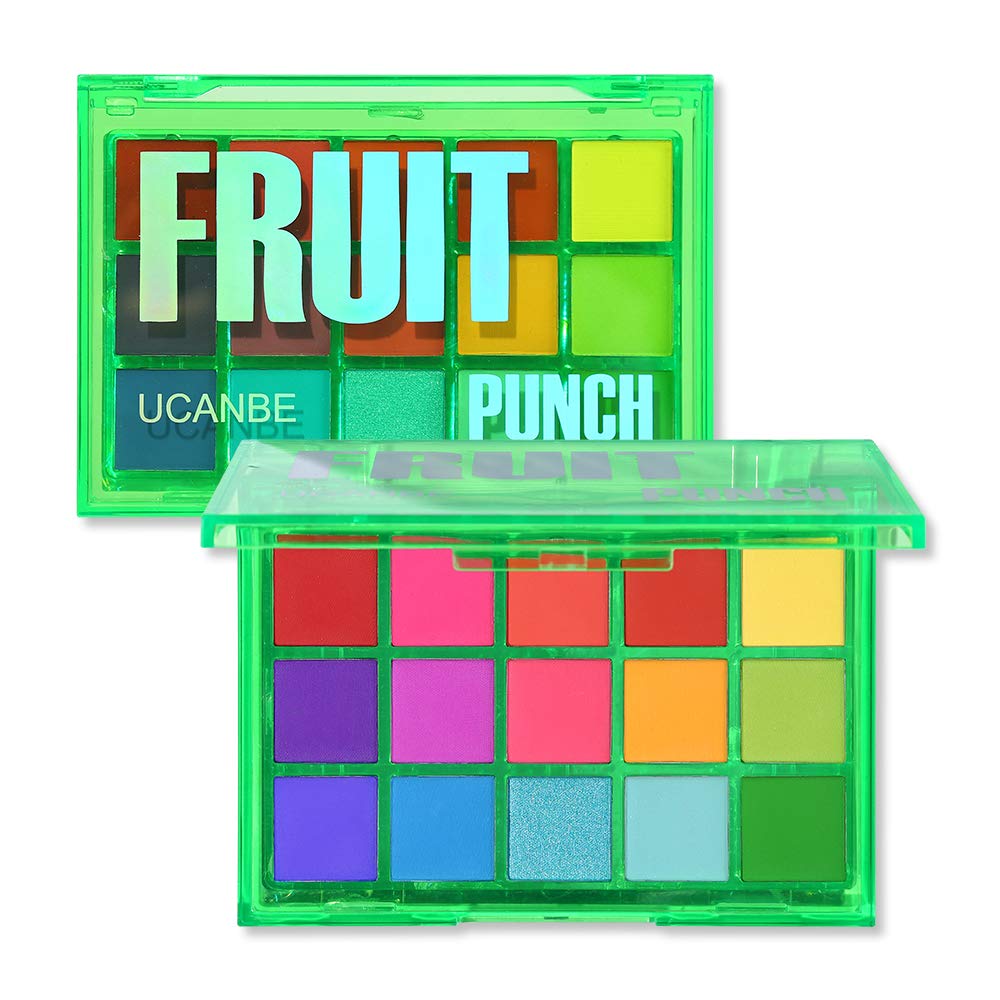 UCANBE front compact showing colorful fruit punch palette benefits portability