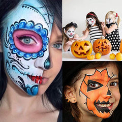 UCANBE full face cosplay look exhibiting bold colors and long-wear stage appearance
