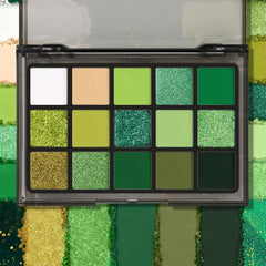 UCANBE palette open beside a coin showing compact size and portable kit