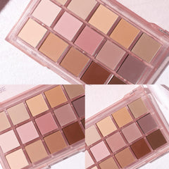 UCANBE palette on vanity styled with brushes for effortless daily application