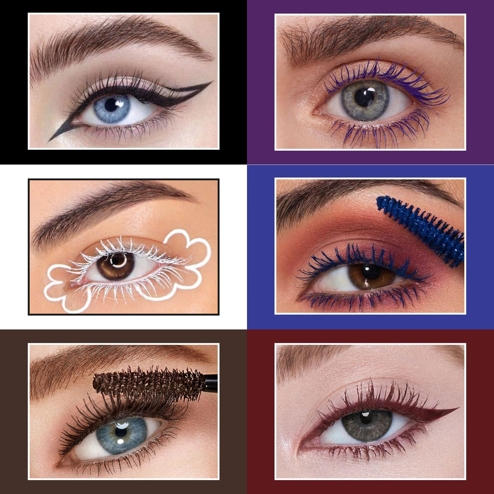 UCANBE mascara in action applying length and natural curl
