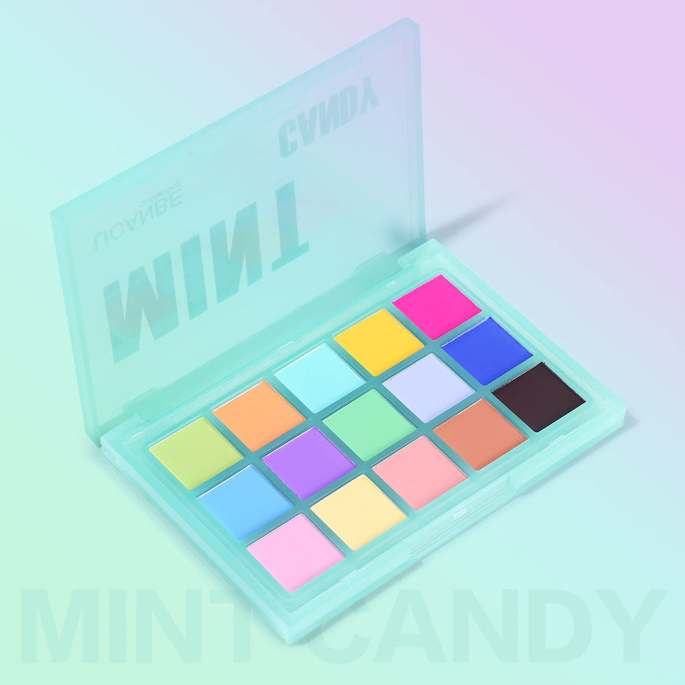 UCANBE Mint Candy styled on dressing table alongside brushes for lifestyle inspiration
