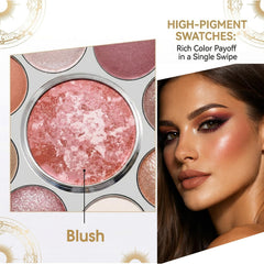 UCANBE palette in hand to show compact size and easy portability