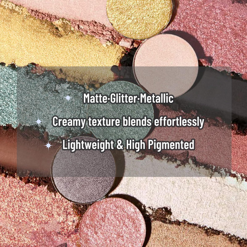 UCANBE palette used to create a smoky eye for dramatic impact