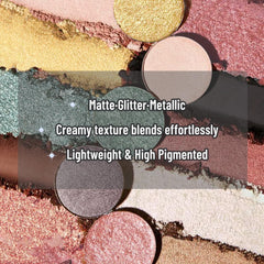 UCANBE palette used to create a smoky eye for dramatic impact