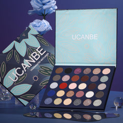UCANBE open palette with visible pans demonstrating shade variety