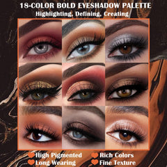 UCANBE Seductress packaging back label showing shade layout and ingredients