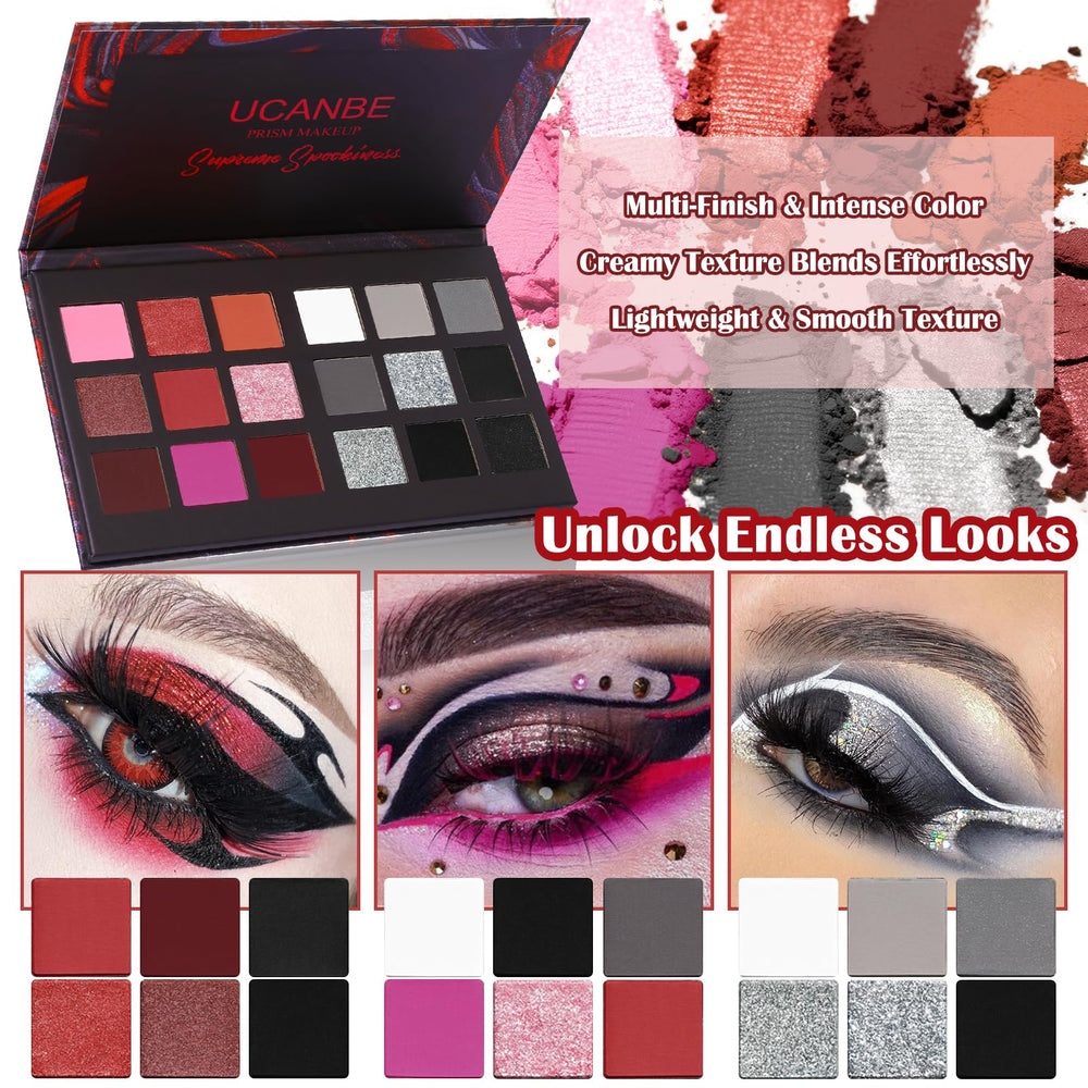 UCANBE palette held in hand showing travel-friendly compact size