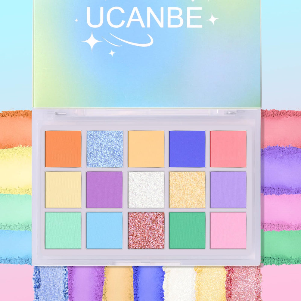 UCANBE Seaform Dreams swatch strips on arm illustrating rich pigments and blendable payoff