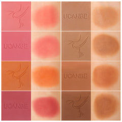 UCANBE palette held in hand showing compact travel-friendly size and portability