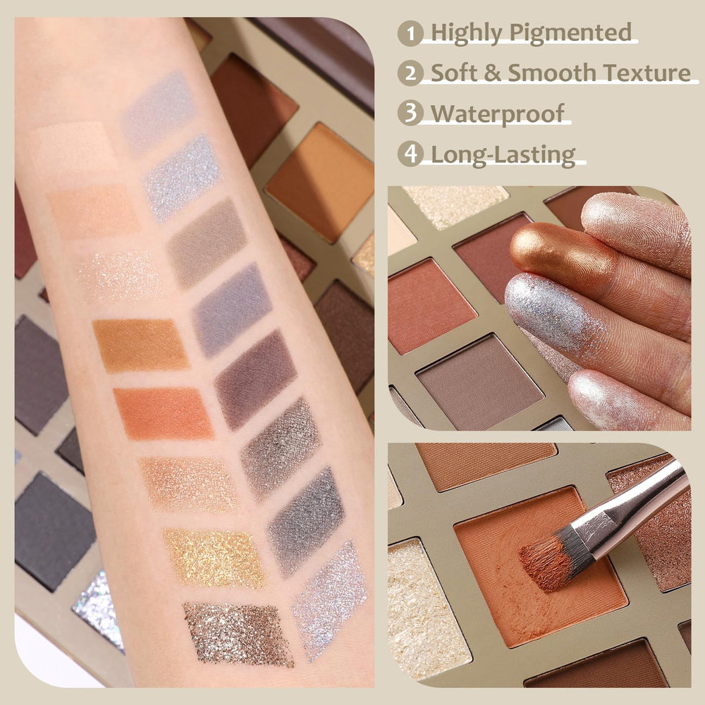 UCANBE arm swatches showing pigment payoff and shade range benefit