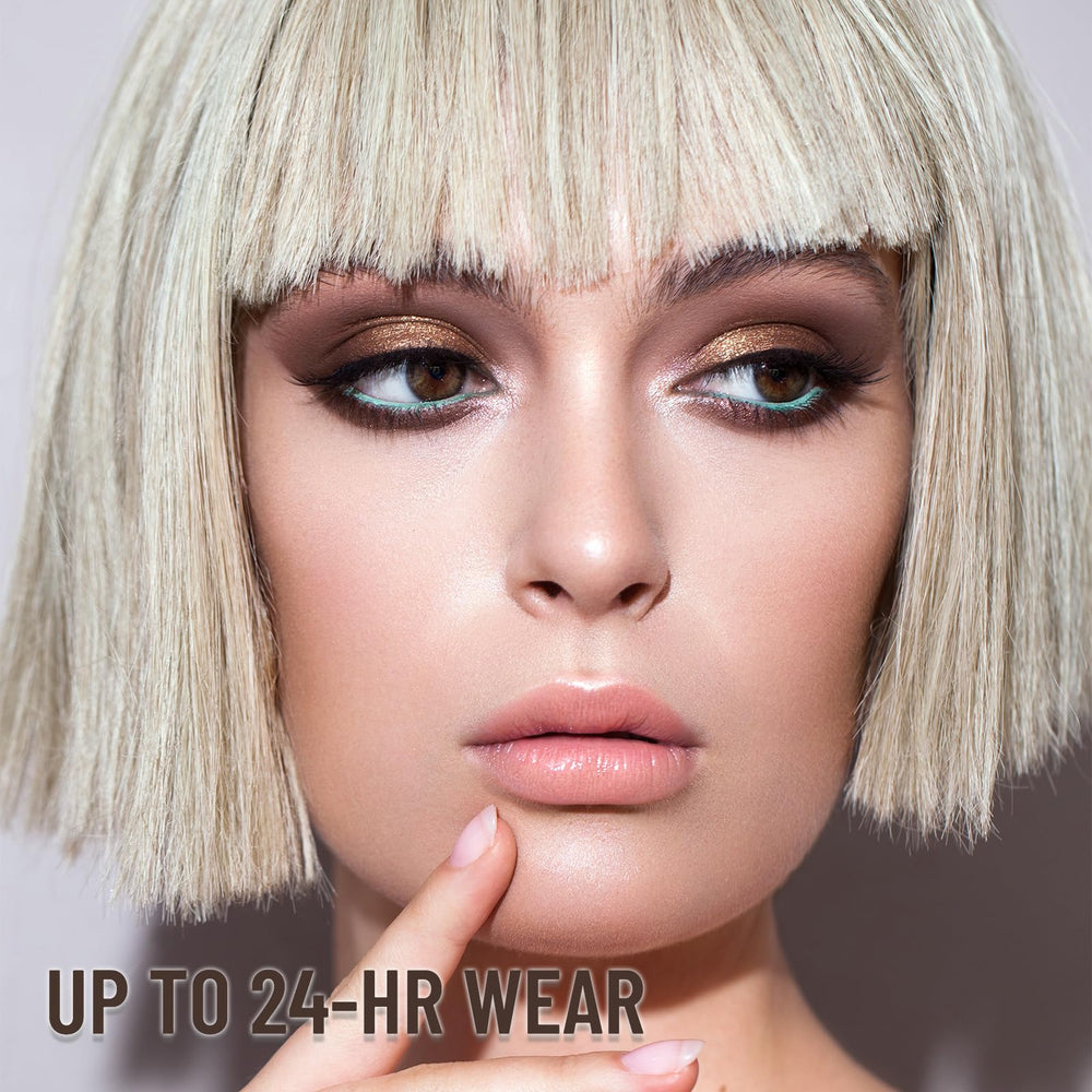 UCANBE eyeshadow applied on lid demonstrating long-lasting wearable color