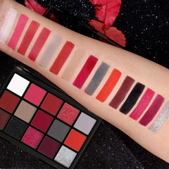 UCANBE eyeshadow application on model for costume-ready intense color