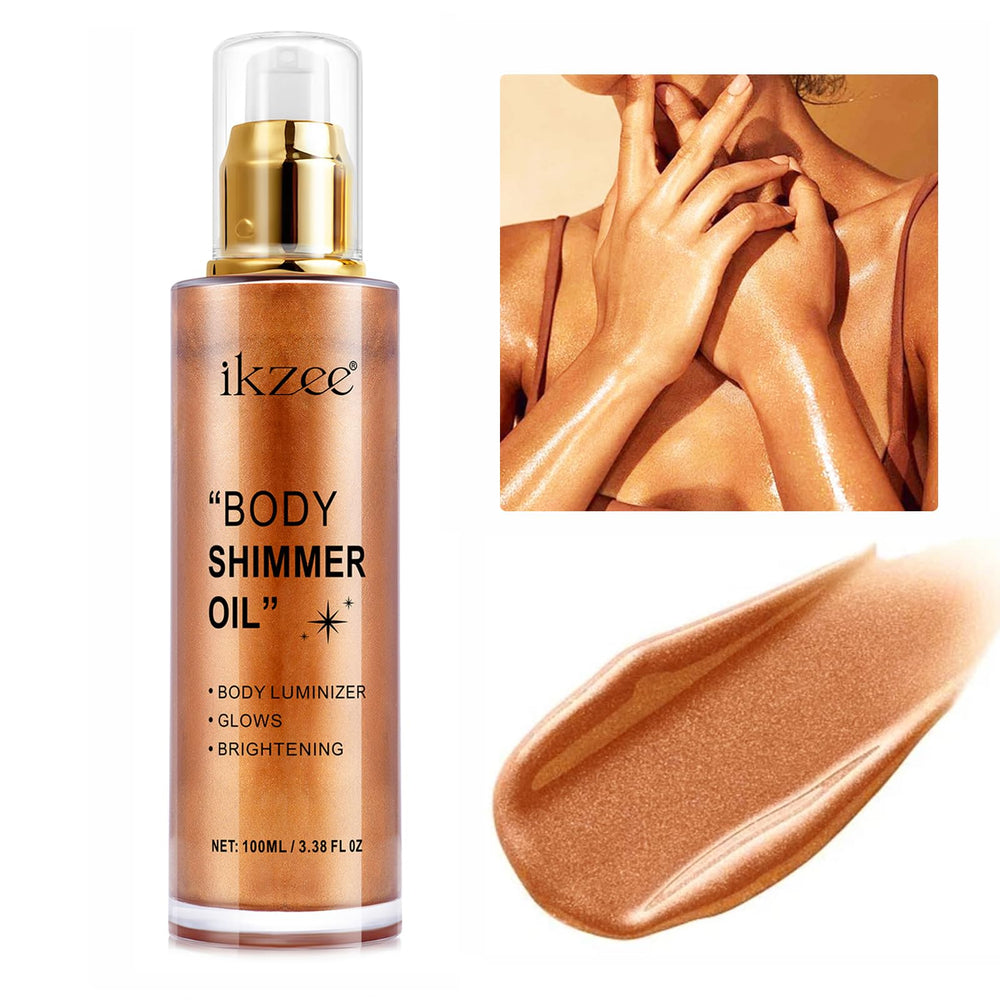 UCANBEMAKEUP bottle front view showing golden-brown shimmer and luminous benefit