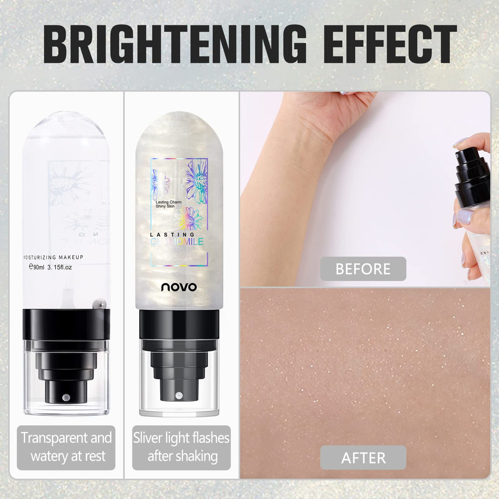UCANBEMAKEUP on-model in daylight, reveals natural dewy finish and subtle radiance