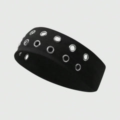 Uchyius closeup of metal grommets highlighting durable hardware benefit