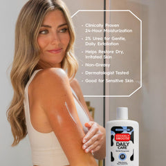 UDDERLY SMOOTH being applied to hands demonstrating quick non-greasy benefit