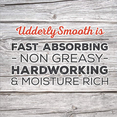 UDDERLY SMOOTH applied to heel demonstrating smoother, softer skin