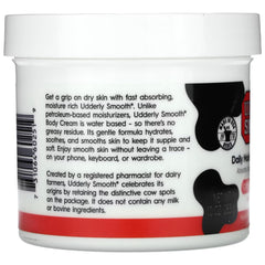 Using Udderly Smooth on heels to soften rough, dry skin