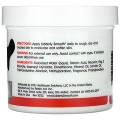 Udderly Smooth 10 oz jar next to everyday items showing scale