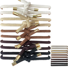 UDeBe front packaging showing ten knot hair tie bracelets and benefits