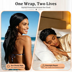 Udefineit close-up of inner elastic net securing hair gently without pulling