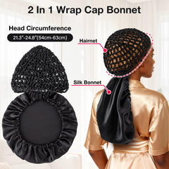 Udefineit close-up of internal net that secures strands gently