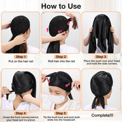 Udefineit protecting braided hairstyle to maintain neatness and moisture