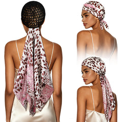 Udefineit front view of pink leopard wrap showing full cap protective shape