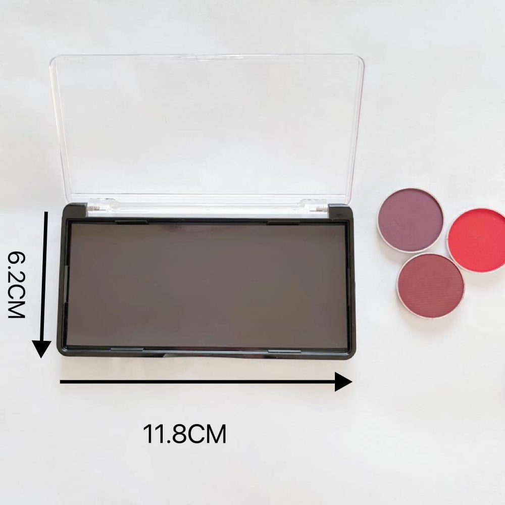 UDTIP clear lid top view showcasing see-through design for fast shade selection