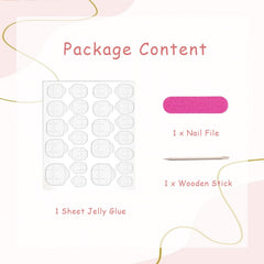 UEYRSEDB contents layout with 24 nails in varied sizes for perfect fit options