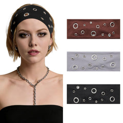 Ufgin three headbands front view showing colors and fit benefit durable style