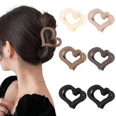Ufgin heart clips front packaging showing set and color variety, stylish and practical