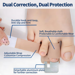 UFITVELL toe wrap worn inside a shoe demonstrating low-profile fit and all-day wear