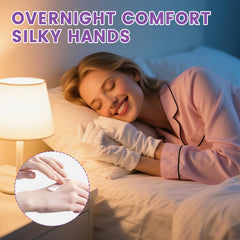 UGODAR gloves worn during overnight moisturizing to retain lotion