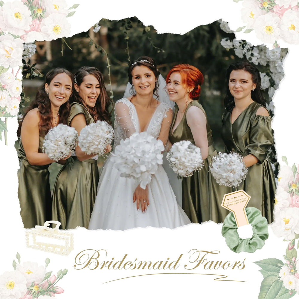 Uintoon bridesmaids wearing set showcasing cohesive wedding-day styling benefit
