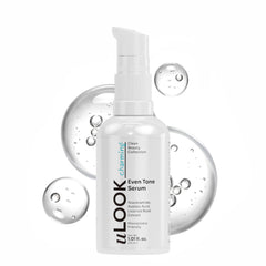 uLOOK front bottle showing clean design and compact 30 mL size