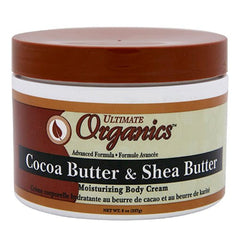 Ultimate Organics jar front label showing product benefits and clear packaging