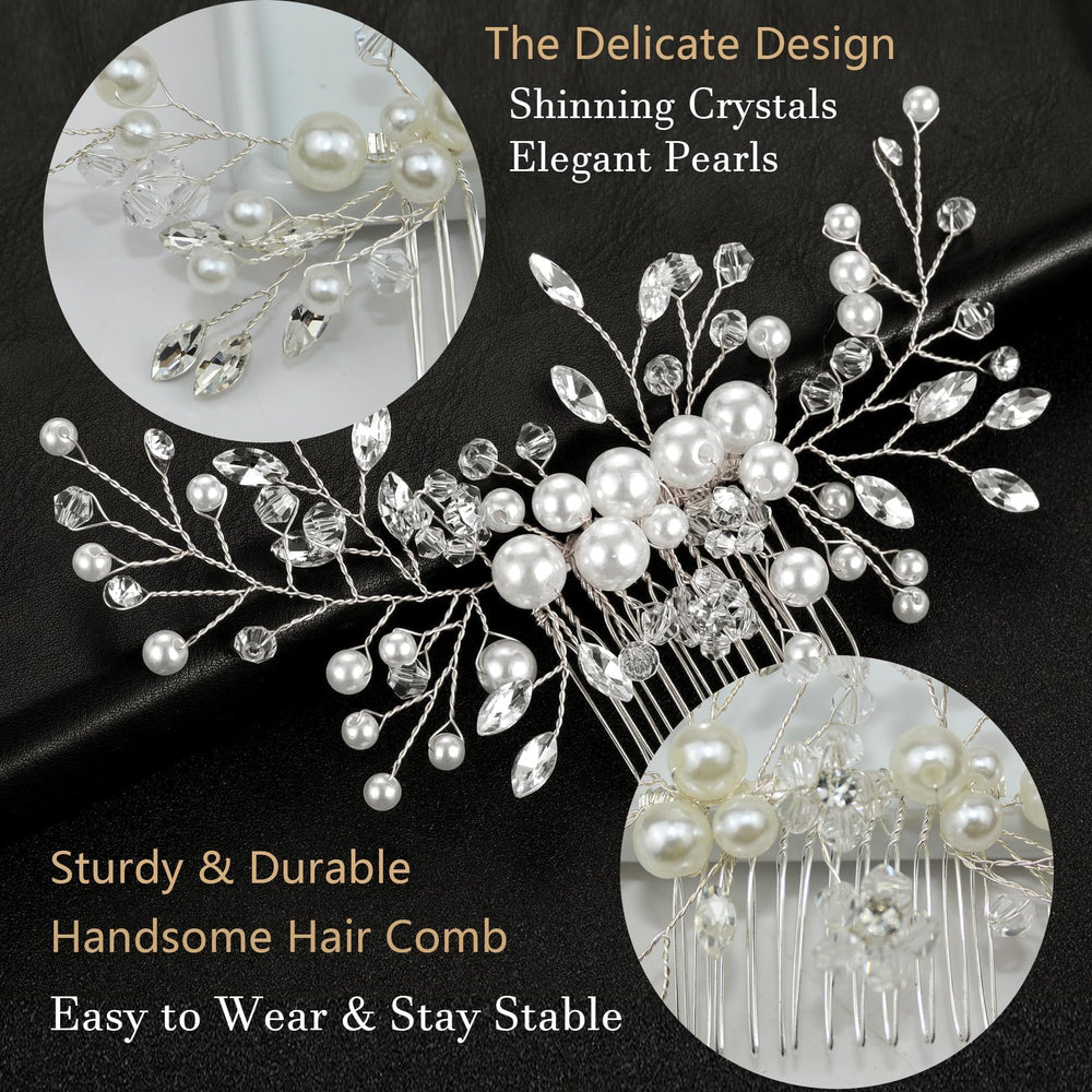 ULTIMUTE close-up of pearls and crystals highlighting fine detail and shimmer