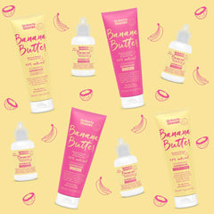 Umberto Giannini shampoo on bathroom shelf styled for lifestyle appeal