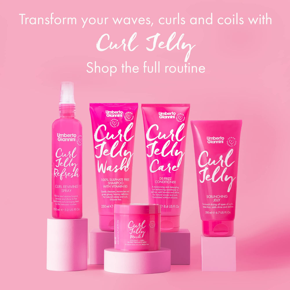 Umberto Giannini label close-up highlighting ingredients and clean formula benefit