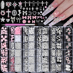 Umillars front packaging view showing complete five-box charm kit with organized benefit