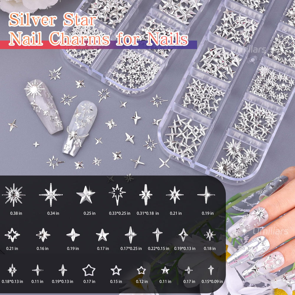 Umillars starburst close-up displaying detailed metal texture and shine for standout nails