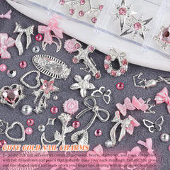 Umillars tweezers holding a charm demonstrating accurate placement advantage