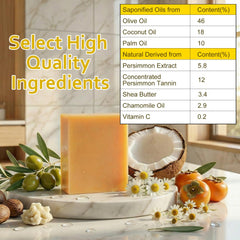 Umpeimvon soap lathering texture demonstrating gentle cleansing and moisturization