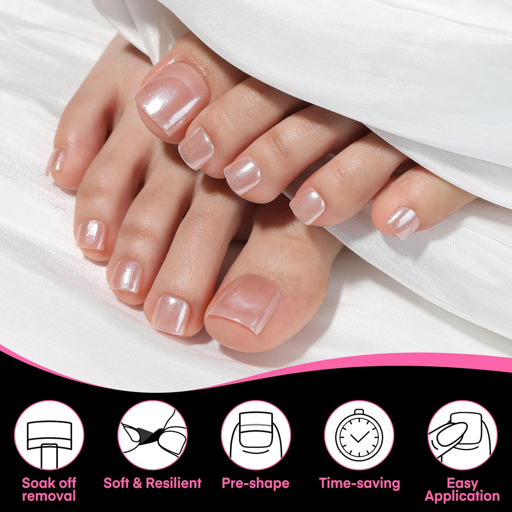 UNA GELLA applicator tab detail demonstrating easy mess-free placement