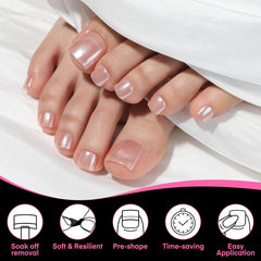 UNA GELLA applicator tab detail demonstrating easy mess-free placement