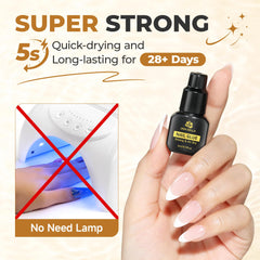 UNA GELLA bottle close-up nozzle highlighting precise dispensing and neat application