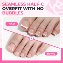 UNA GELLA built-in grip handle detail enabling precise, mess-free placement