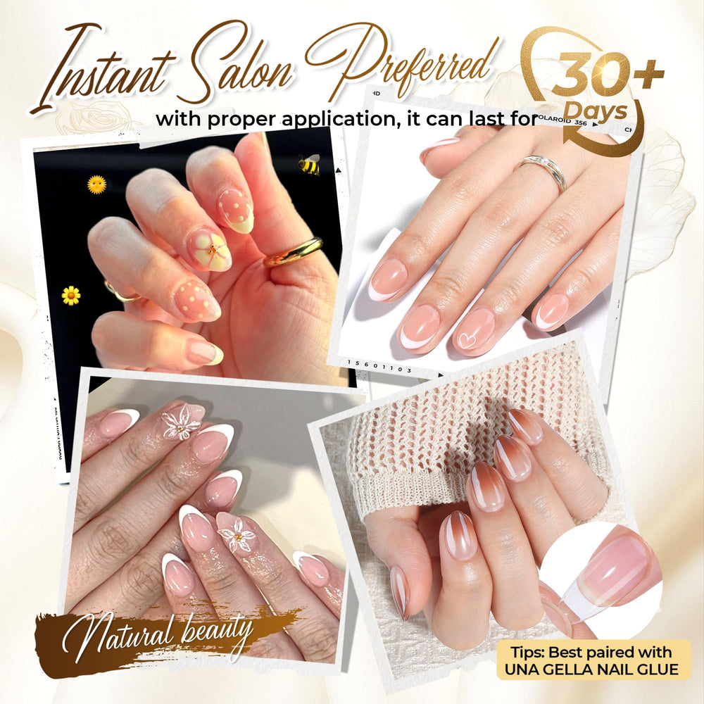 UNA GELLA close-up of inner frosted texture improving fit